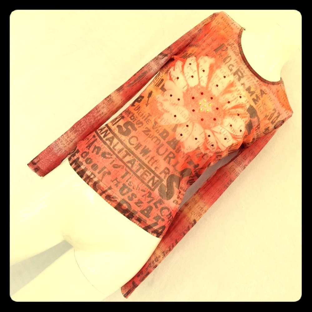 Graphic Shear Long Sleve T
